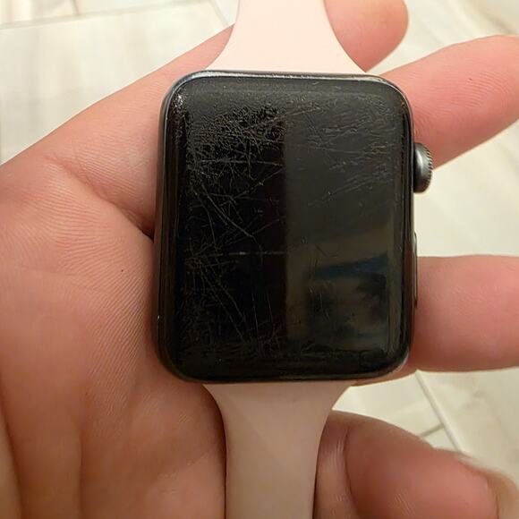 Apple Watch Series 3, 42mm Aluminum Case Ion-X glass Ceramic Back GPS LTE WR-50M - Picture 7 of 16